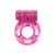 Эрекционное кольцо с вибрацией Rings Axle-pin pink - розовое