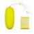 Виброяйцо Джага-Джага с беспроводным пультом управления - желтое - 7 см