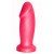 Фаллос-пробка для анального или вагинального использования - розовая - 13,5 см