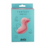 Перезаряжаемый вакуумно-волновой стимулятор клитора уточка Fantasy Ducky 2.0 - розовый