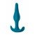 Силиконовая анальная пробка для ношения Spice it up Starter Aquamarine - бирюзовая - 10,5 см