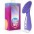 Клиторальный вибратор-щёточка с язычками и шипиками на головке Good Vibes Only - Nara Clitoris Stimulator - фиолетовый