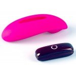 Клиторальный вибратор в трусики со съемной вибропулей Magic Motion Candy с возможностью управления через приложение - розовый
