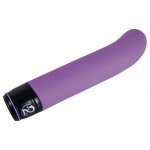 Вибратор для зоны G из силикона Smailt G-Spot GENIUS с 7 режимами вибрации - фиолетовый - 20 см