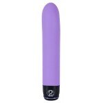 Вибратор для зоны G из силикона Smailt G-Spot GENIUS с 7 режимами вибрации - фиолетовый - 20 см