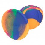 Текстурированная анальная пробка из силикона CHEEKY LRG SWIRL TIE-DYE PLUG - размера L - 9 см