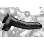 Большой фаллоимитатор Tom of Finland Black Magic - чёрный - 30 см